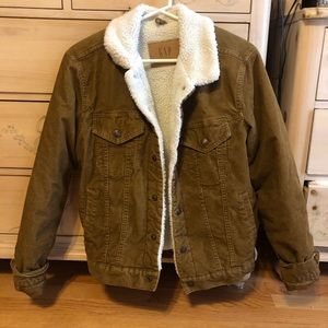 Corduroy Shearling Jacket